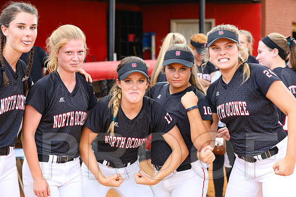 North Oconee Softball Senior Night