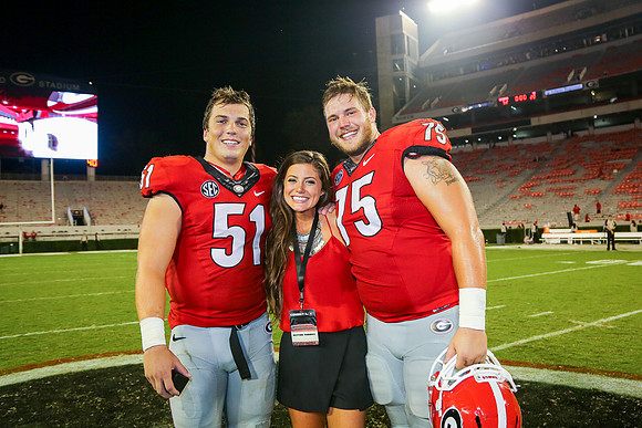 Jake's Proposal to Peyton After the Game by Blane Marable Photog