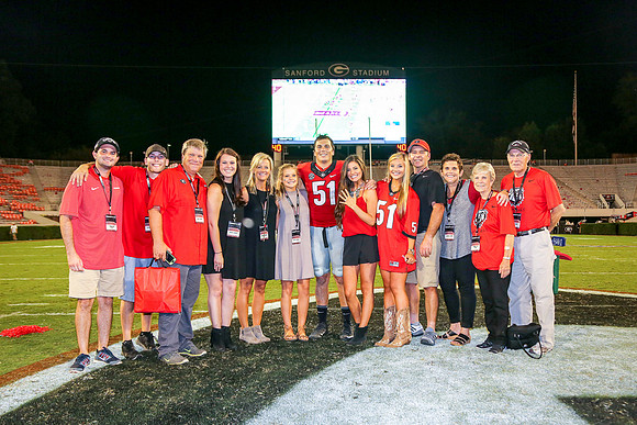 Jake's Proposal to Peyton After the Game by Blane Marable Photog