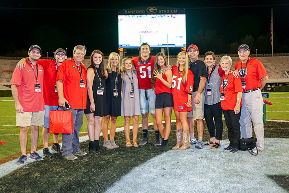 Jake's Proposal to Peyton After the Game by Blane Marable Photog