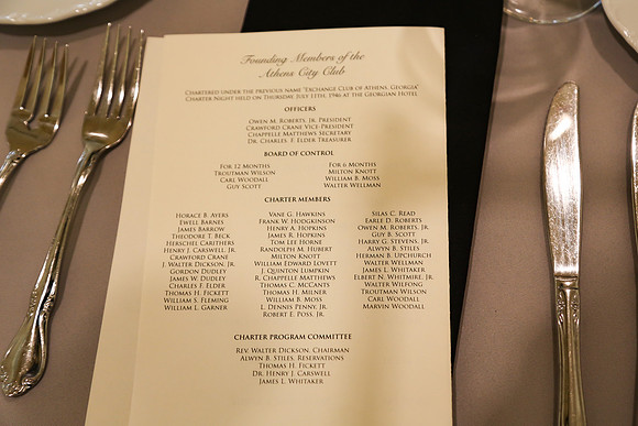 Athens City Club Founder's Day 2016