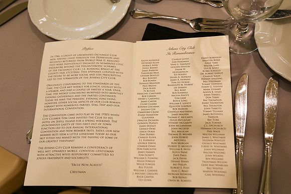 Athens City Club Founder's Day 2016