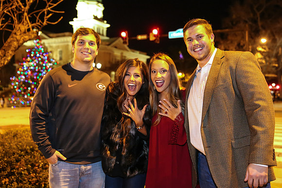 Kolton's Proposal to Jaicee in Downtown Athens