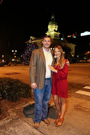 Kolton's Proposal to Jaicee in Downtown Athens