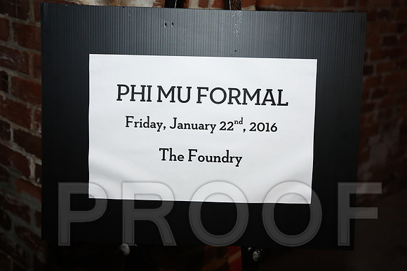 Phi Mu Formal at The Foundry