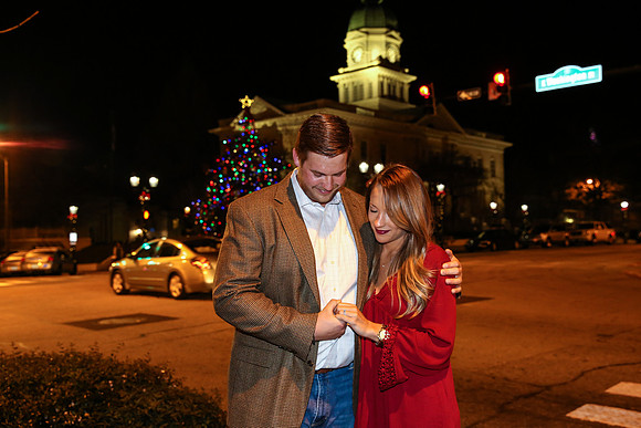 Kolton's Proposal to Jaicee in Downtown Athens