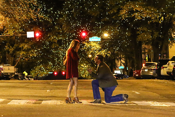 Kolton's Proposal to Jaicee in Downtown Athens