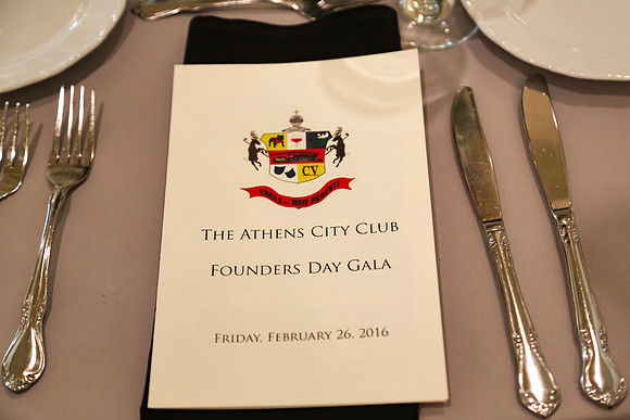 Athens City Club Founder's Day 2016