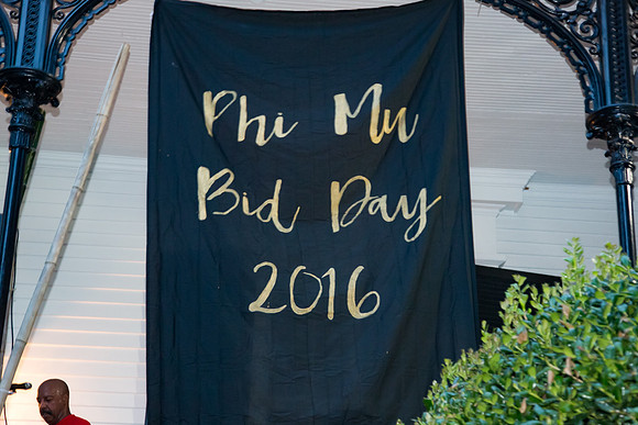 Phi Mu Bid Night 2016