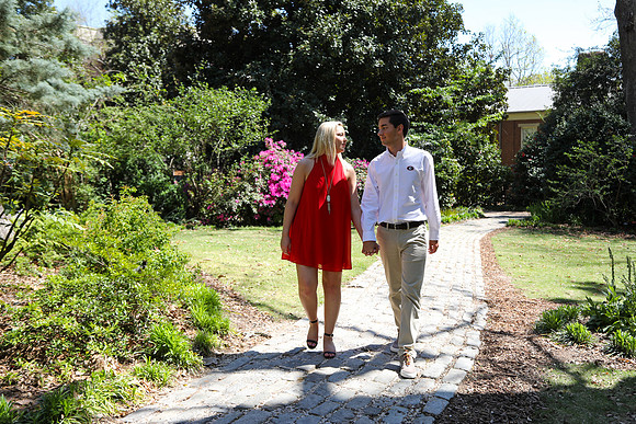 Thomas and Caitlyn's Engagement & Graduation Photos