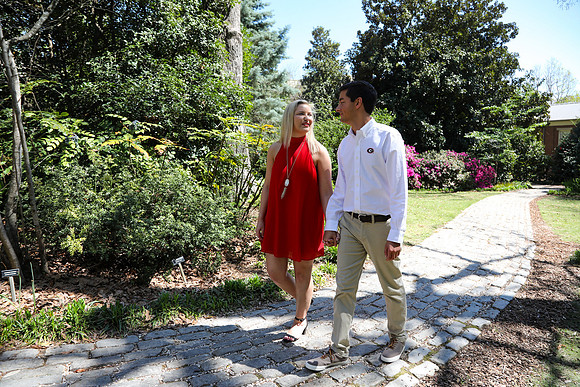 Thomas and Caitlyn's Engagement & Graduation Photos