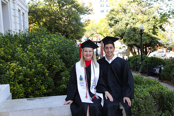 Thomas and Caitlyn's Engagement & Graduation Photos