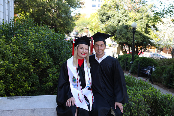 Thomas and Caitlyn's Engagement & Graduation Photos