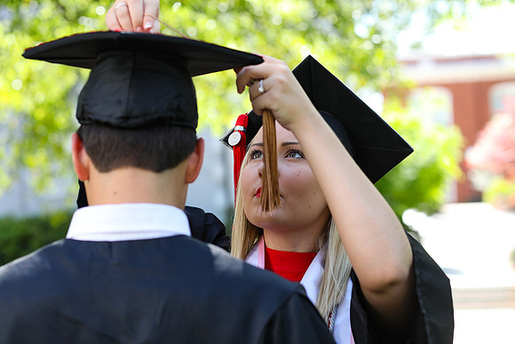 Thomas and Caitlyn's Engagement & Graduation Photos