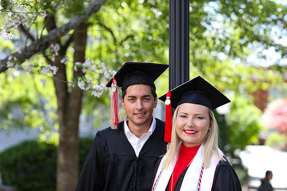 Thomas and Caitlyn's Engagement & Graduation Photos