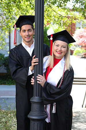 Thomas and Caitlyn's Engagement & Graduation Photos