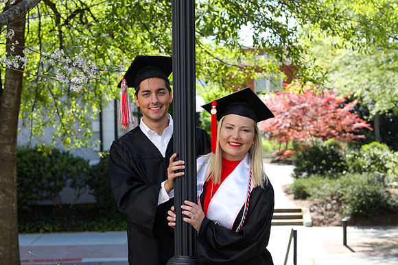 Thomas and Caitlyn's Engagement & Graduation Photos