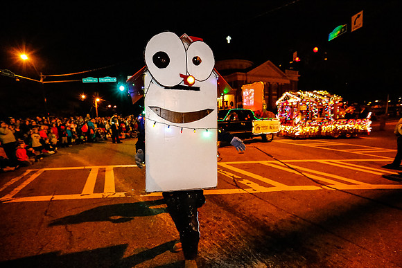 Athens Downtown Parade of Lights 2014
