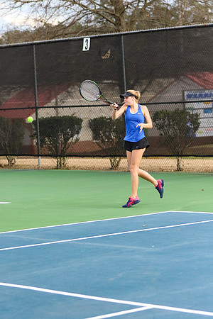 Oconee vs Athens Academy in Girls Varsity Tennis 2018