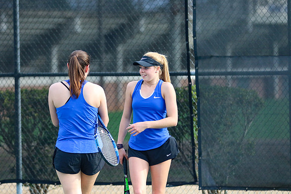 Oconee vs Athens Academy in Girls Varsity Tennis 2018