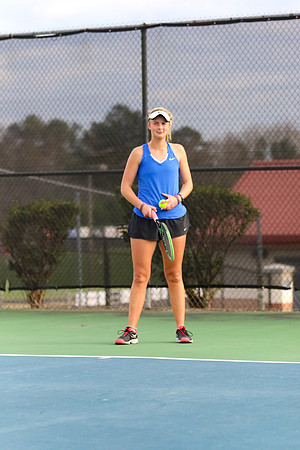 Oconee vs Athens Academy in Girls Varsity Tennis 2018