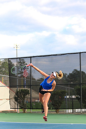 Oconee vs Athens Academy in Girls Varsity Tennis 2018