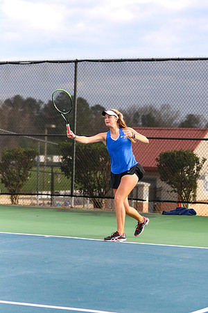 Oconee vs Athens Academy in Girls Varsity Tennis 2018