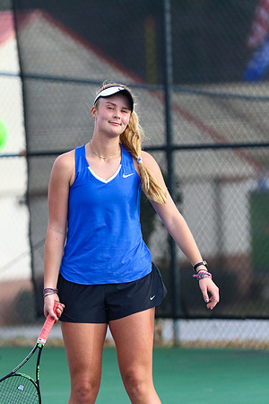 Oconee vs Athens Academy in Girls Varsity Tennis 2018