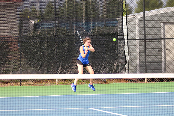 Oconee vs Athens Academy in Girls Varsity Tennis 2018