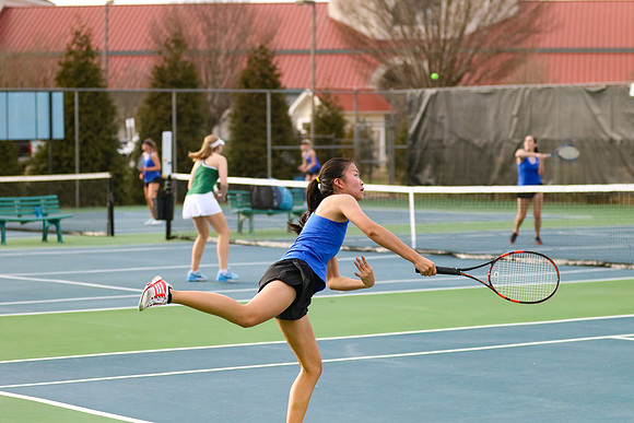 Oconee vs Athens Academy in Girls Varsity Tennis 2018