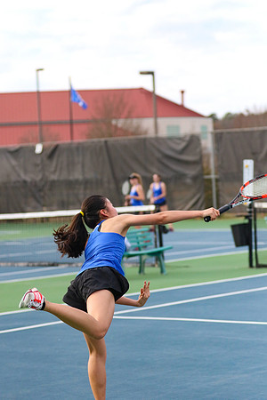 Oconee vs Athens Academy in Girls Varsity Tennis 2018