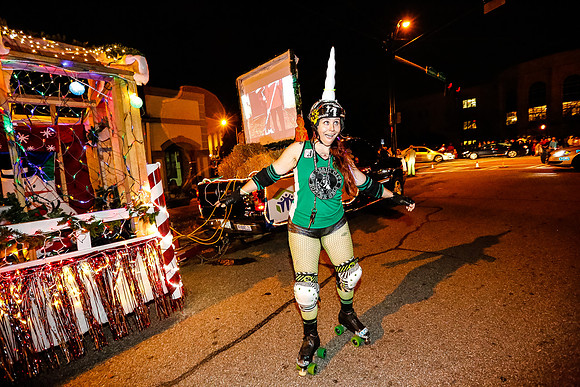 Athens Downtown Parade of Lights 2014