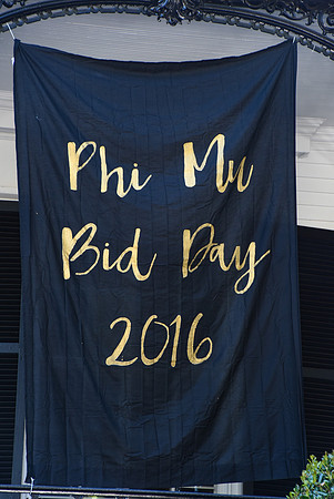 Phi Mu Bid Night 2016