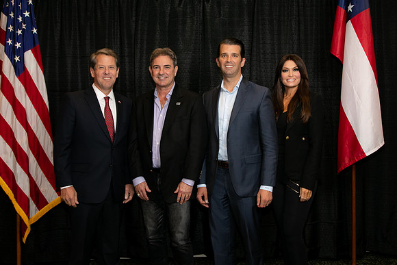Brian Kemp Rally with Don Trump, Jr.