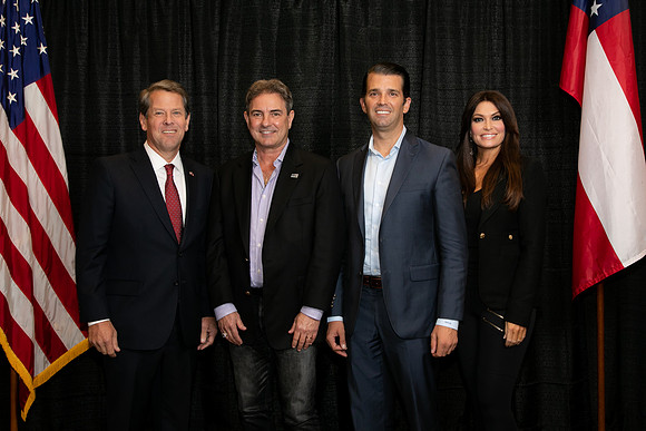 Brian Kemp Rally with Don Trump, Jr.