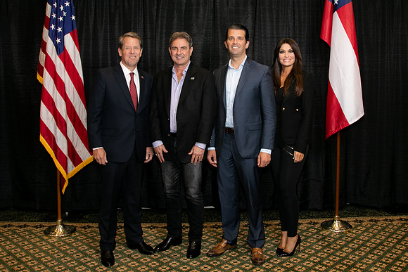 Brian Kemp Rally with Don Trump, Jr.