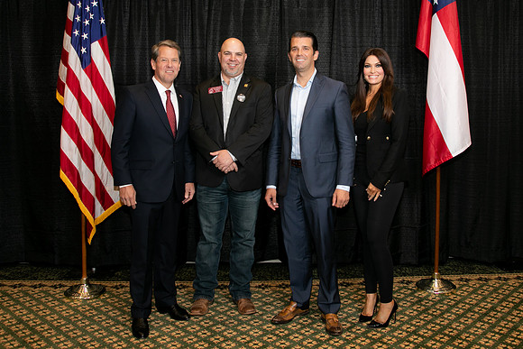 Brian Kemp Rally with Don Trump, Jr.