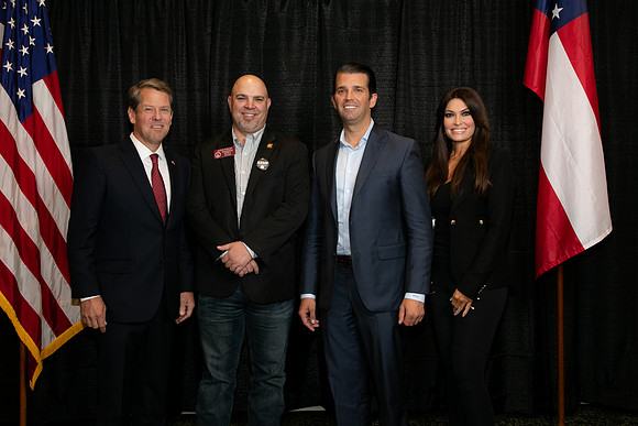 Brian Kemp Rally with Don Trump, Jr.