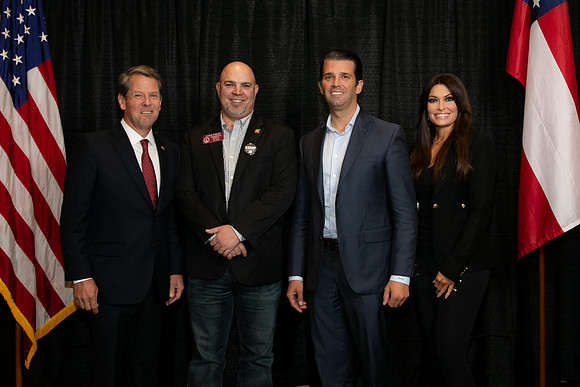 Brian Kemp Rally with Don Trump, Jr.