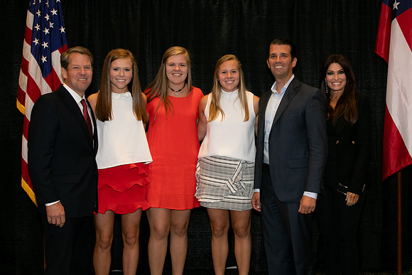 Brian Kemp Rally with Don Trump, Jr.
