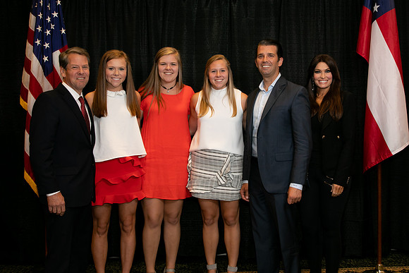 Brian Kemp Rally with Don Trump, Jr.