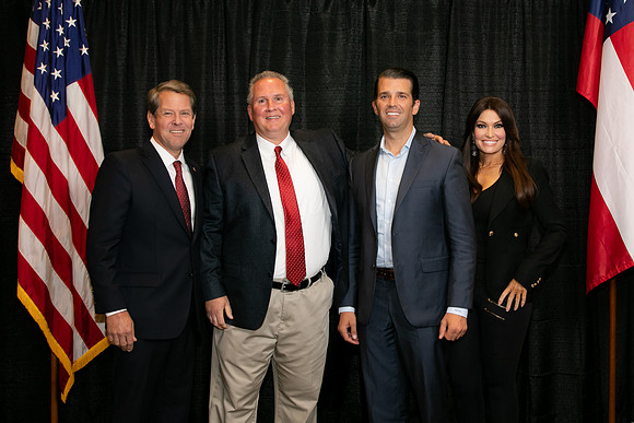 Brian Kemp Rally with Don Trump, Jr.