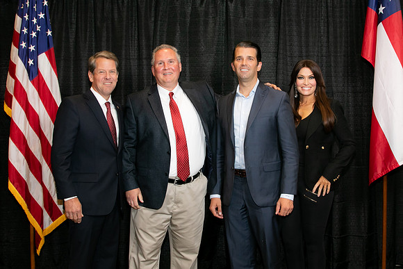 Brian Kemp Rally with Don Trump, Jr.