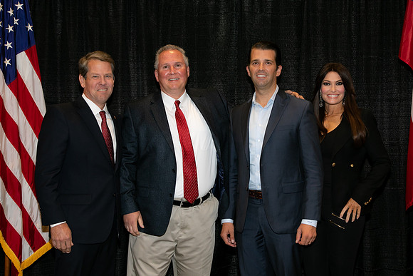 Brian Kemp Rally with Don Trump, Jr.