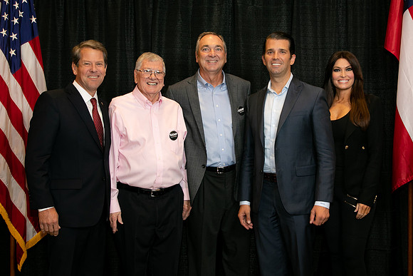 Brian Kemp Rally with Don Trump, Jr.