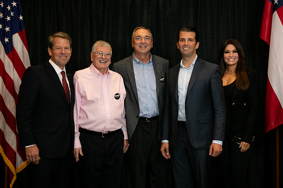 Brian Kemp Rally with Don Trump, Jr.