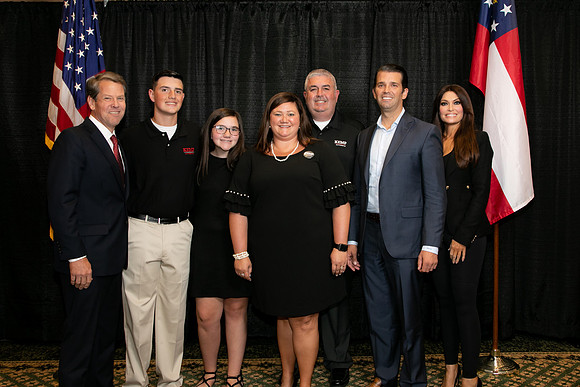 Brian Kemp Rally with Don Trump, Jr.
