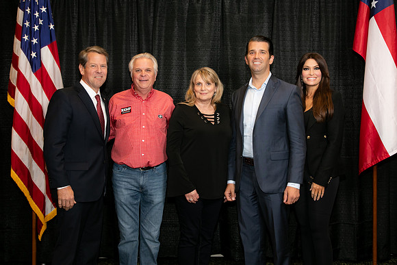 Brian Kemp Rally with Don Trump, Jr.