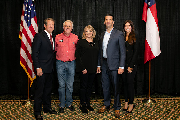 Brian Kemp Rally with Don Trump, Jr.