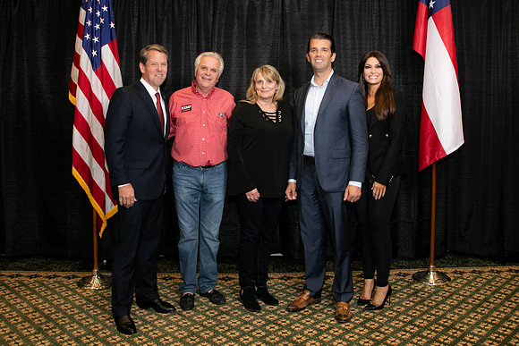 Brian Kemp Rally with Don Trump, Jr.